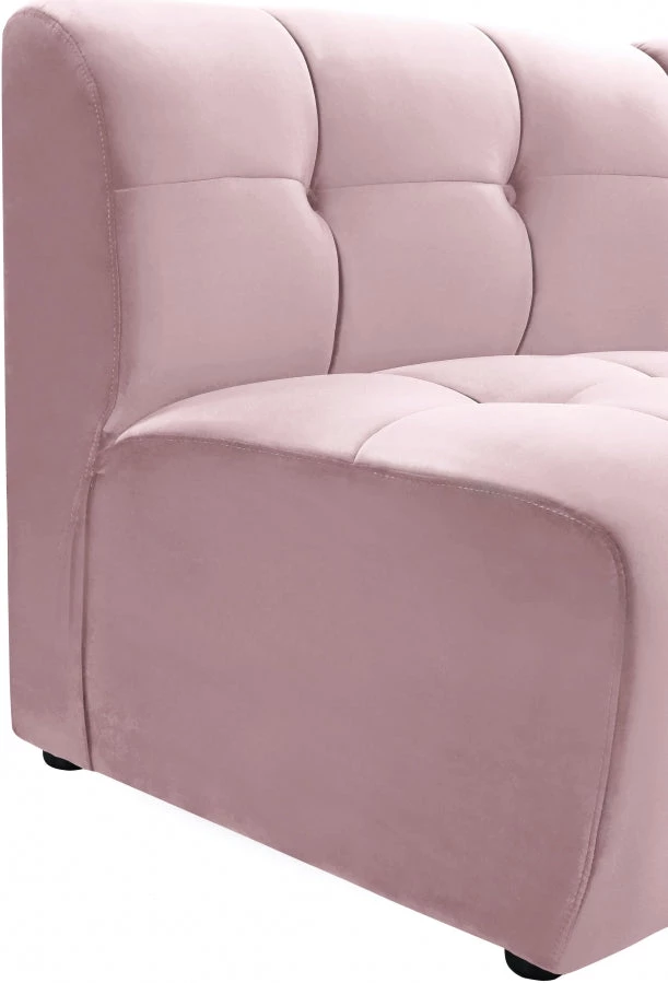 Meridian Furniture Living Room Limitless Modular Velvet Chair
