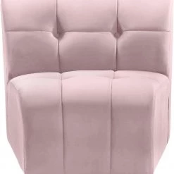 Meridian Furniture Living Room Limitless Modular Velvet Chair