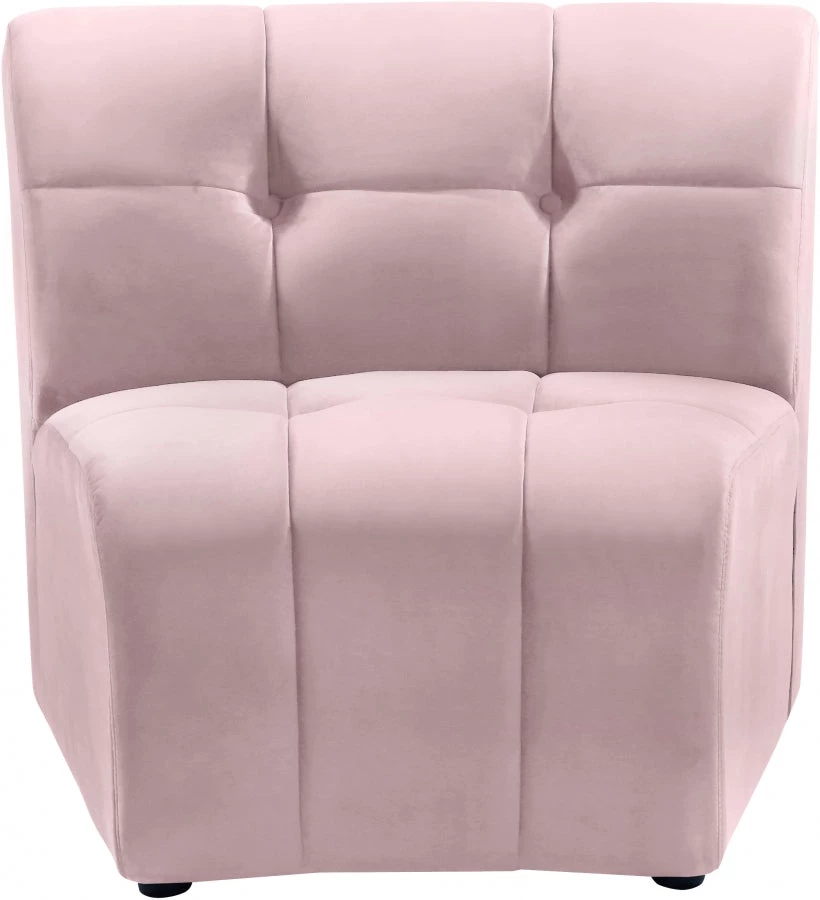 Meridian Furniture Living Room Limitless Modular Velvet Chair