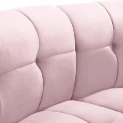 Meridian Furniture Living Room Limitless Modular Velvet 2 Piece Loveseat