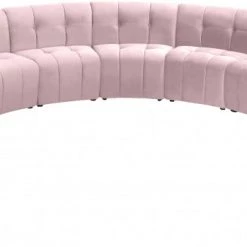 Meridian Furniture Limitless Modular Velvet 11 Piece Sectional