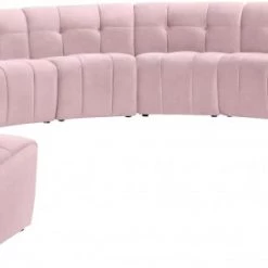 Meridian Furniture Limitless Modular Velvet 12 Piece Sectional