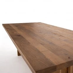 Four Hands Erie Dining Table-Dark Smoked Oak