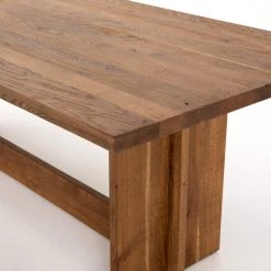 Four Hands Erie Dining Table-Dark Smoked Oak
