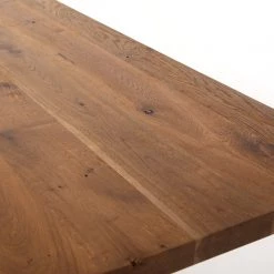 Four Hands Erie Dining Table-Dark Smoked Oak