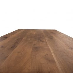 Four Hands Erie Dining Table-Dark Smoked Oak