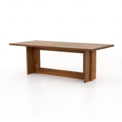 Four Hands Erie Dining Table-Dark Smoked Oak