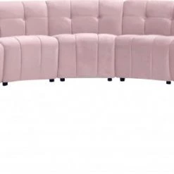 Meridian Furniture Limitless Modular Velvet 13 Piece Sectional