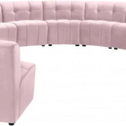 Meridian Furniture Limitless Modular Velvet 14 Piece Sectional