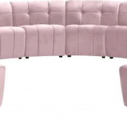 Meridian Furniture Limitless Modular Velvet 14 Piece Sectional