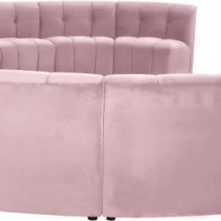 Meridian Furniture Limitless Modular Velvet 15 Piece Sectional Living Room