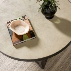 Four Hands Shagreen Round Coffee Table