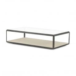 Four Hands Shagreen Shadow Box Coffee Table
