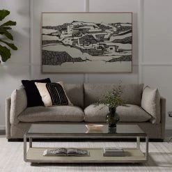 Four Hands Shagreen Shadow Box Coffee Table