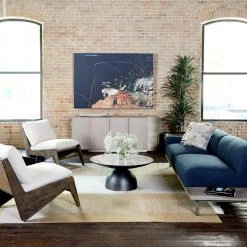 Four Hands Clark Sofa W/ Table