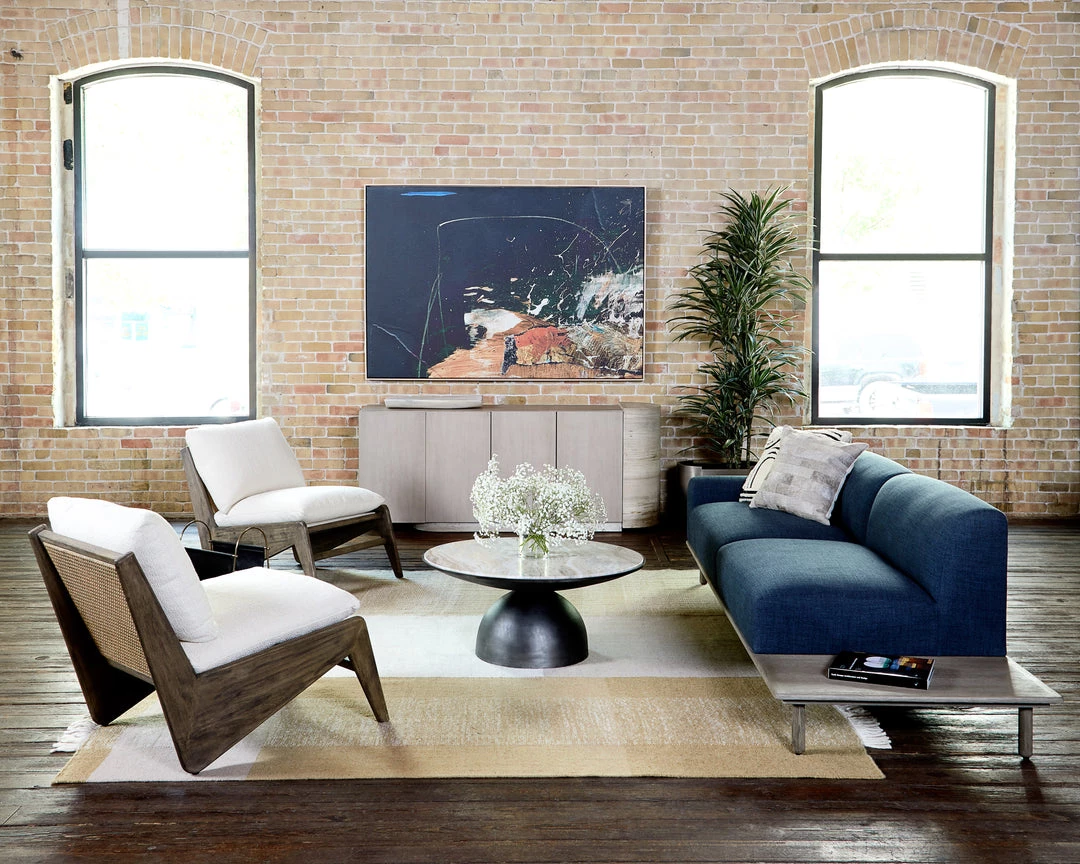 Four Hands Clark Sofa W/ Table