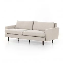 Four Hands Living Room Piper Sofa-88"-Fallon Linen By Hollywood Glam