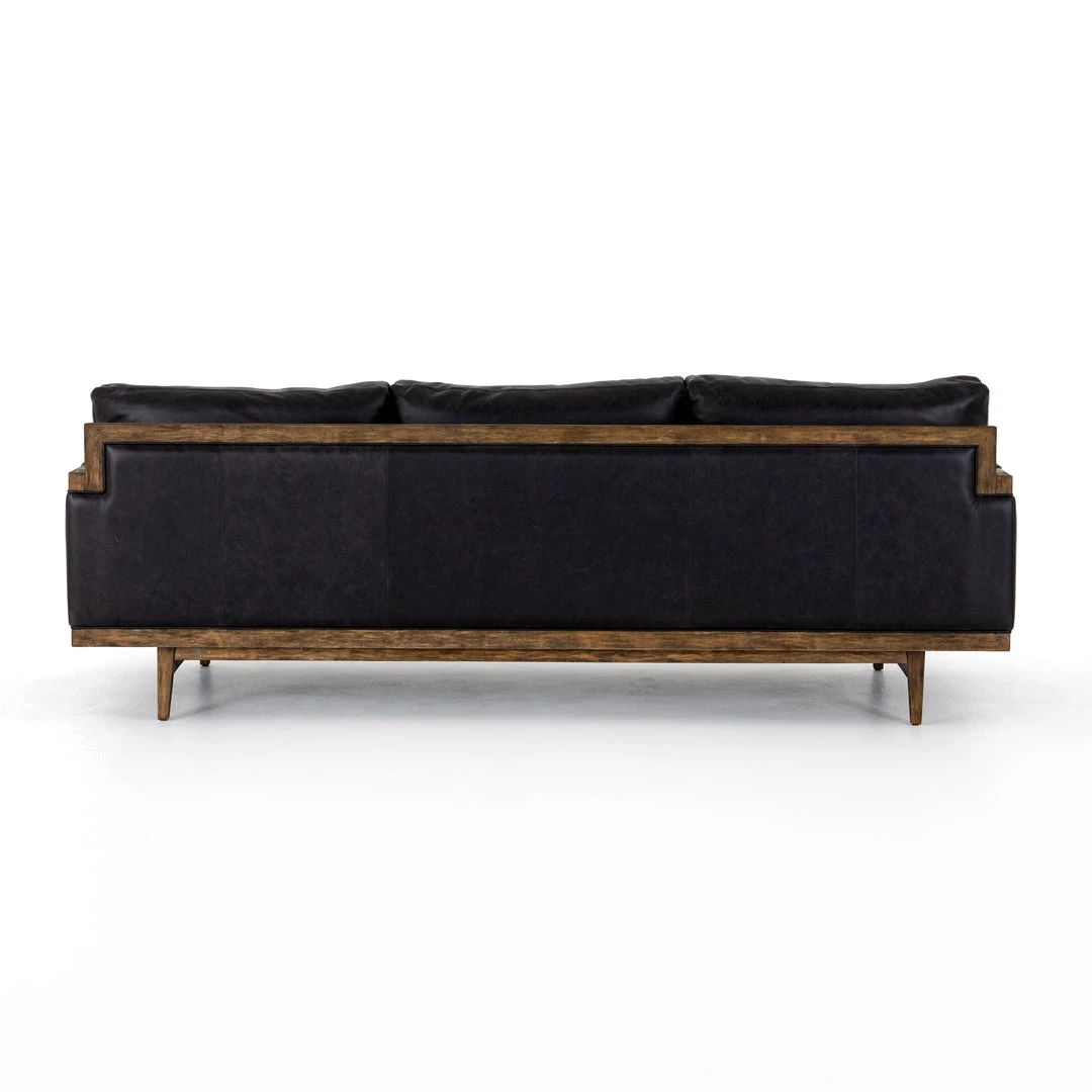 Four Hands Living Room Stanley Sofa-91"-Sonoma Black