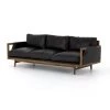 Four Hands Living Room Stanley Sofa-91"-Sonoma Black