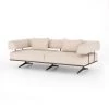 Four Hands Living Room Paola Sofa-90"-Kerbey Taupe