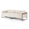 Four Hands Living Room Ella Sofa-91"-Gable Taupe