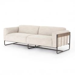 Four Hands Living Room Ella Sofa-91"-Gable Taupe