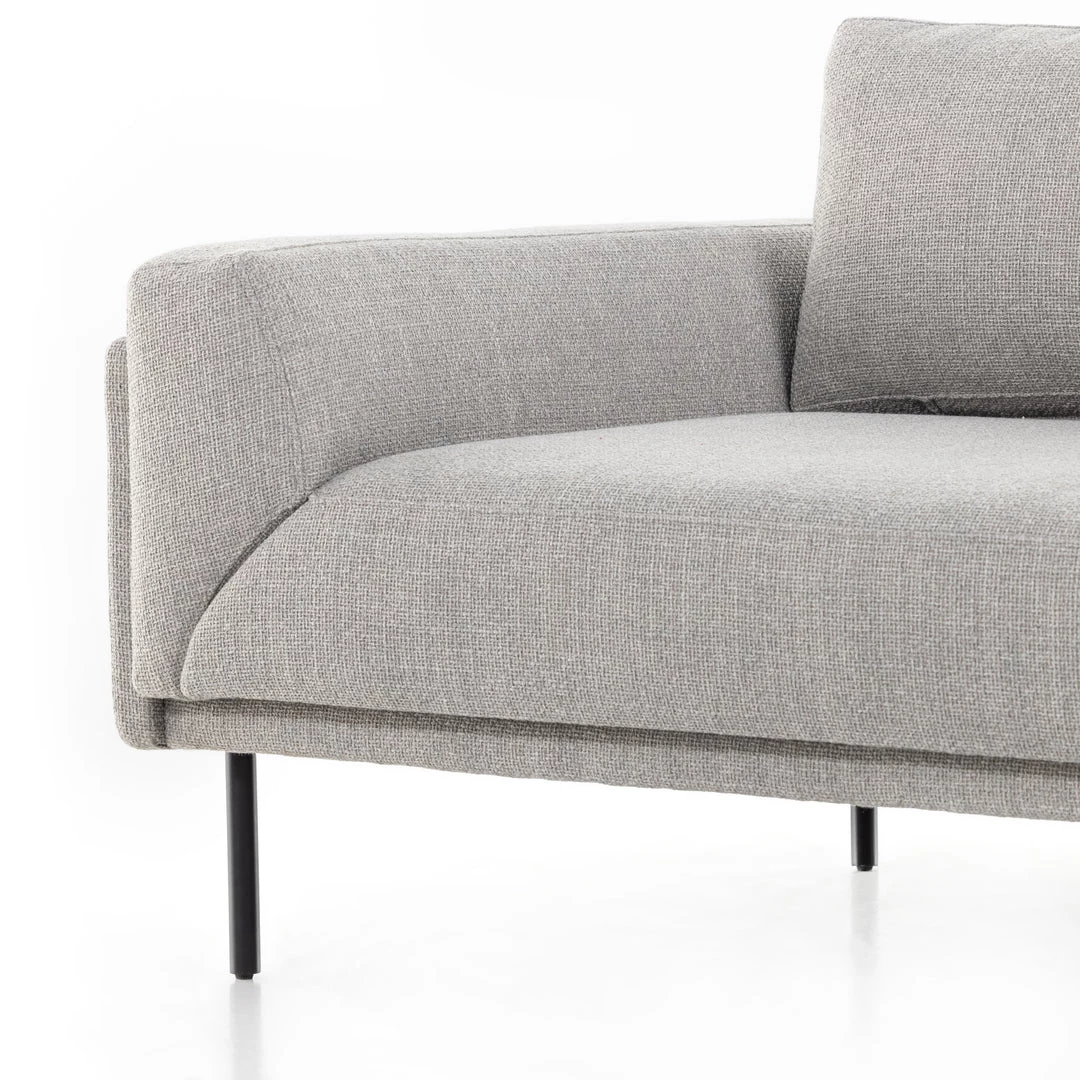 Four Hands Tess Sofa-91.5"-Gibson Silver