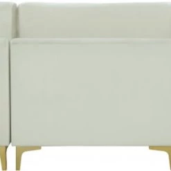 Meridian Furniture Julia 5 Piece Velvet Modular Sectional Living Room