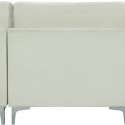 Meridian Furniture Julia 5 Piece Velvet Modular Sectional Living Room