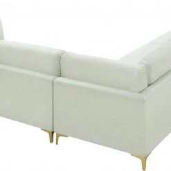 Meridian Furniture Julia 5 Piece Velvet Modular Sectional Living Room