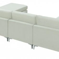 Meridian Furniture Living Room Julia 6 Piece Velvet Modular Reversible Sectional