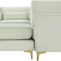 Meridian Furniture Julia 7 Piece Velvet Modular Reversible Sectional