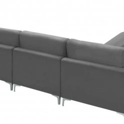 Meridian Furniture Julia 6 Piece Velvet Modular Sectional