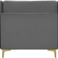 Meridian Furniture Julia 7 Piece Velvet Modular Reversible Sectional