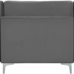 Meridian Furniture Julia 7 Piece Velvet Modular Reversible Sectional