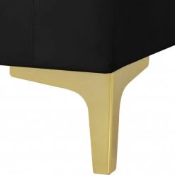 Meridian Furniture Living Room Julia 4 Piece Velvet Modular Reversible Sectional