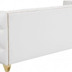 Meridian Furniture Michelle Faux Leather Sofa Living Room