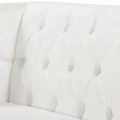 Meridian Furniture Michelle Faux Leather Sofa Living Room