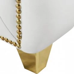 Meridian Furniture Michelle Faux Leather Sofa Living Room