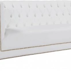 Meridian Furniture Michelle Faux Leather Sofa Living Room