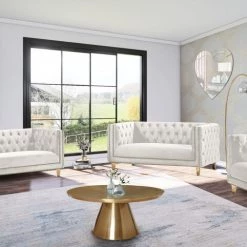 Meridian Furniture Michelle Velvet Sofa