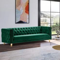 Meridian Furniture Michelle Velvet Sofa