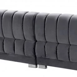 Meridian Furniture Gwen Velvet 3 Piece Sectional Living Room