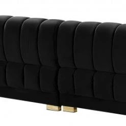 Meridian Furniture Gwen Velvet 3 Piece Sectional Living Room