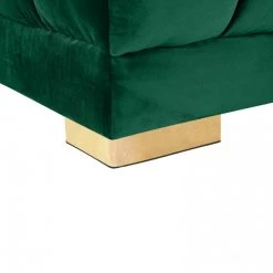 Meridian Furniture Gwen Velvet 3 Piece Sectional Living Room