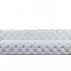 VIG Divani Casa Dexter - Transitional White Full Italian Leather Sofa