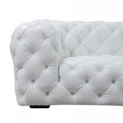 VIG Divani Casa Dexter - Transitional White Full Italian Leather Sofa