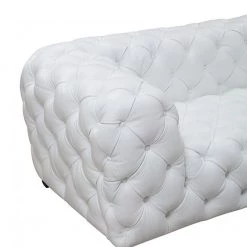 VIG Divani Casa Dexter - Transitional White Full Italian Leather Sofa
