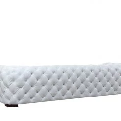 VIG Divani Casa Dexter - Transitional White Full Italian Leather Sofa