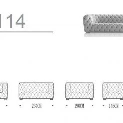 VIG Divani Casa Dexter - Transitional White Full Italian Leather Sofa